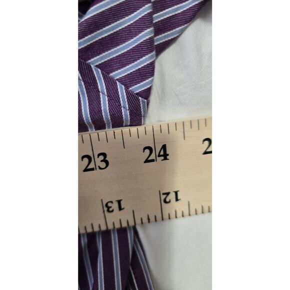 Perry Ellis Portfolio Mens Large Button Down Shirt 16 32/33 Pinstripe - Picture 6 of 6